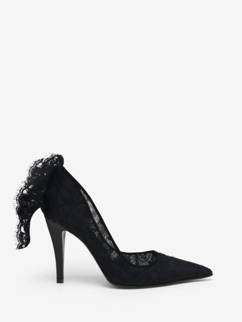Alexander McQueen Heron Lace Pump