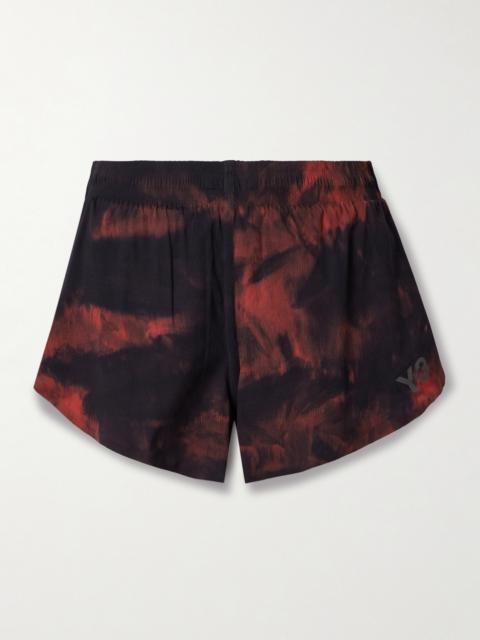 Y-3 + Y-3 Printed Crinkled-shell Shorts