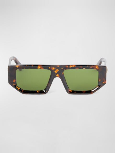 Off-White Men's Vancouver Acetate Rectangle Sunglasses