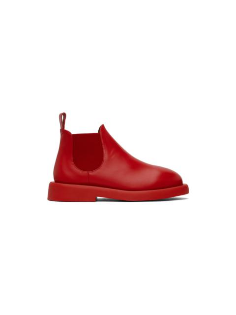 Red Gomme Gommello Chelsea Boots