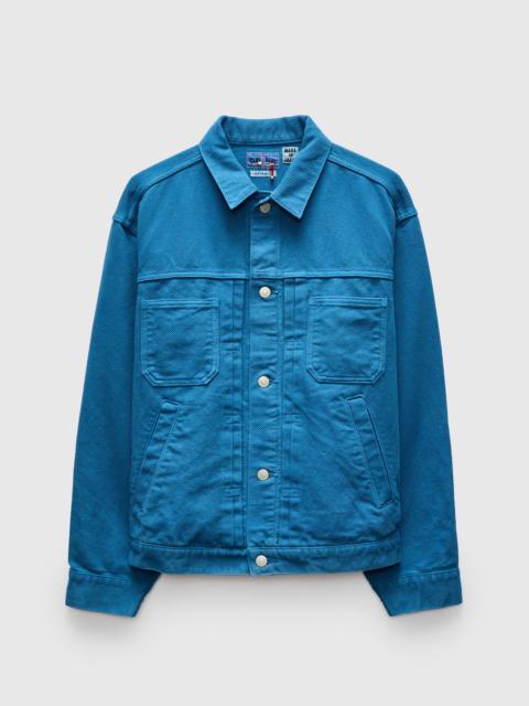 Blue Blue Japan Sashiko Trucker Jacket in Blue Indigo