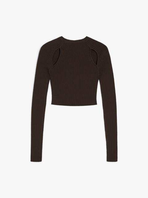 Max Mara ALA1234 Close-fitting viscose crêpe jumper