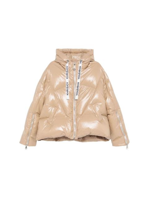 Khris shiny puffer jacket