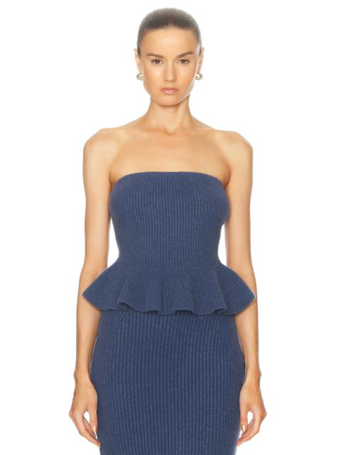 GABRIELA HEARST Hoffman Peplum Top