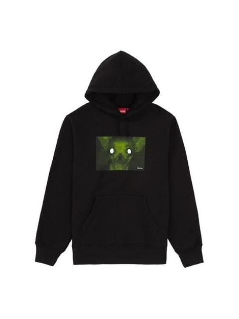 Supreme FW18 Chris Cunningham Chihuahua Hooded Sweatshirt Black SUP-FW18-842