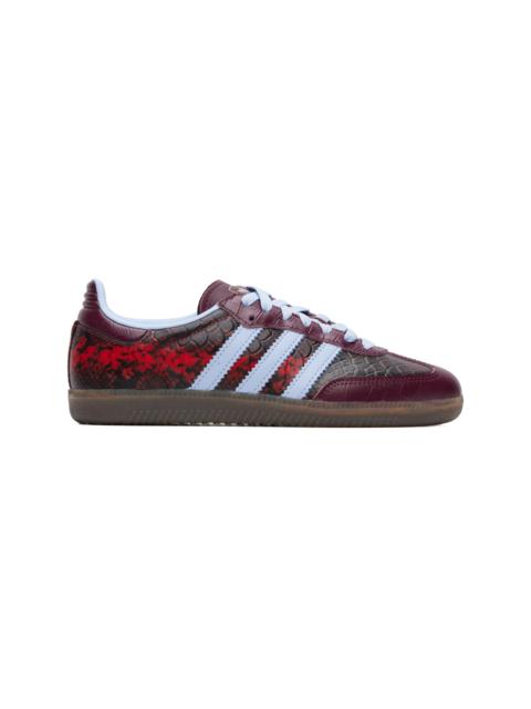 adidas Originals Burgundy & Blue Samba OG Sneakers