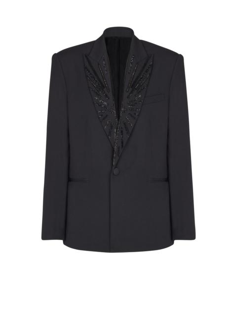 Balmain Grain de poudre 1-button jacket