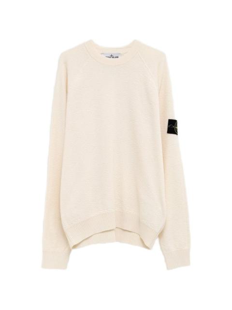 Stone Island texture patch-detail sweater