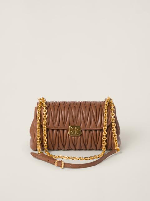 Miu Miu Matelassé nappa leather shoulder bag