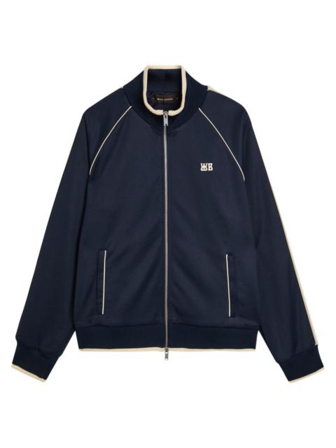 WALES BONNER Wales Bonner Motion Logo-embroidered Jersey Track Jacket