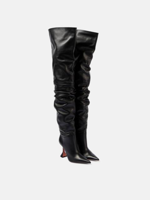 Amina Muaddi Olivia over-the-knee-boots