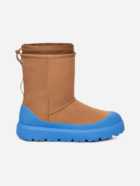UGG ® Classic Short Weather Hybrid Suede/Waterproof Classic Boots in Chestnut/Big Sky