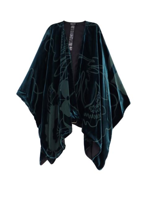 GIORGIO ARMANI Velvet cape