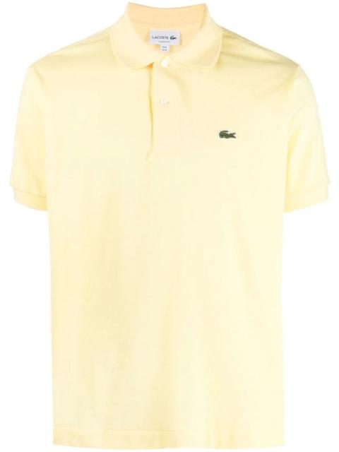 LACOSTE LACOSTE Embroidered Logo Polo Shirt Yellow