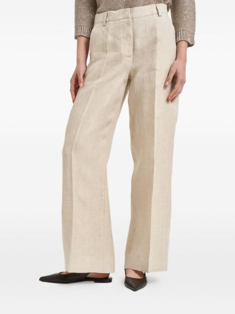 WEEKEND Max Mara pressed-crease wide-leg trousers