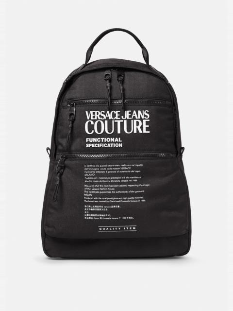 VERSACE JEANS COUTURE Logo Backpack