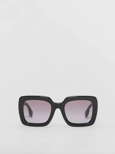 Burberry Oversized Square Frame Sunglasses