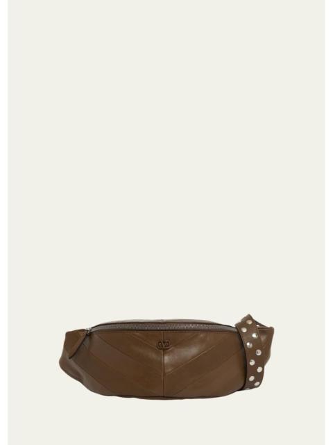 Valentino Men's VLogo Leather Belt Bag
