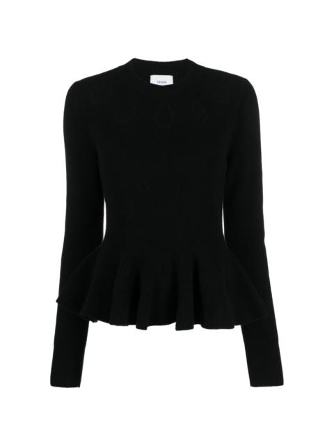 cut-out-detailing wool jumper