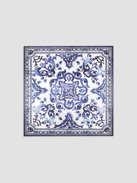 Dolce & Gabbana Blue Mediterraneo Fitted Sheet - Blue Mediterraneo