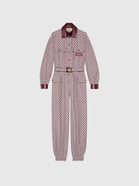 GUCCI Gucci 100 GG canvas jumpsuit