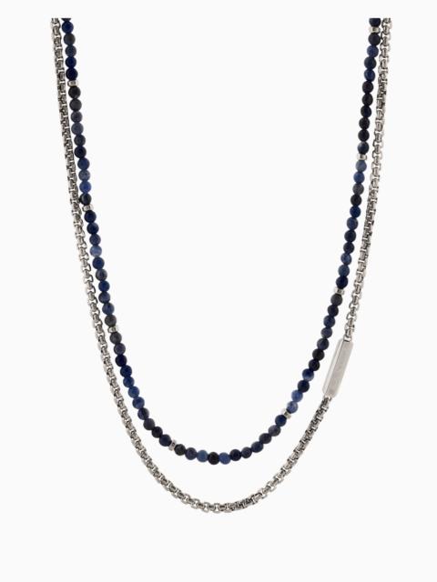 EMPORIO ARMANI STAINLESS STEEL NECKLACE