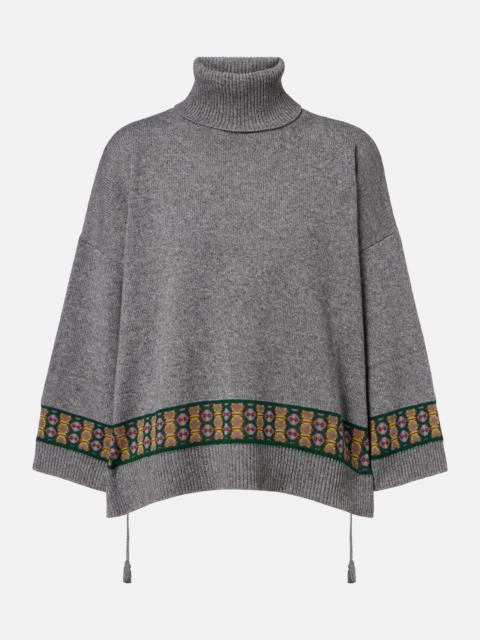 Etro Wool, cashmere, and cotton-blend sweater