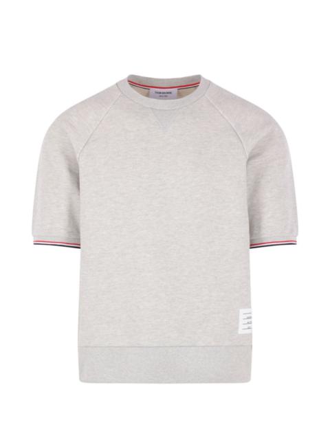 Thom Browne piqué short-sleeve sweatshirt
