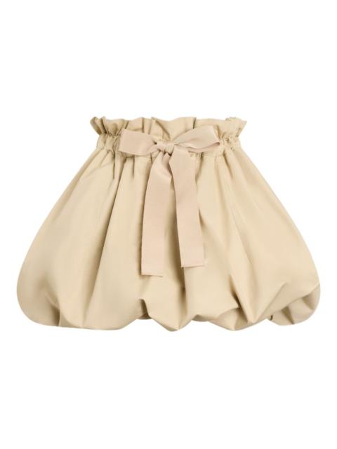 PATOU ribbon bloomer mini A-line skirt