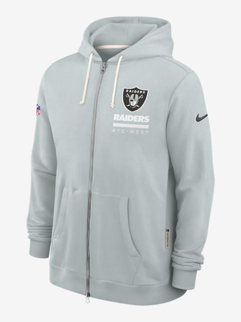 Las Vegas Raiders Utility Player Sideline Men's Nike Dri-FIT NFL Full-Zip Hoodie