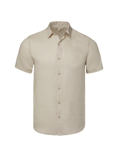 onia Men's Jack Air Linen Short-Sleeve Shirt - Stone