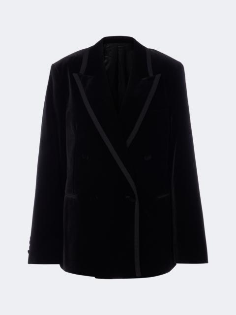 FENDI Double-breasted velvet blazer