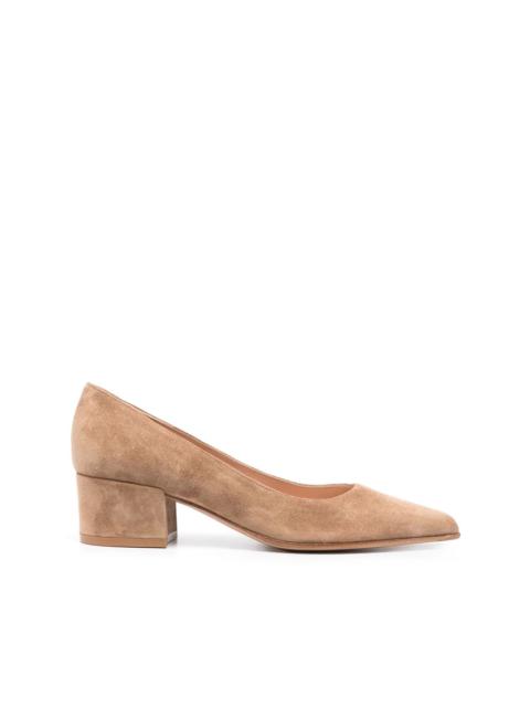 Piper 45mm suede pumps