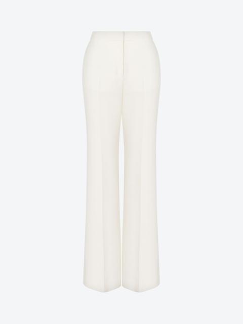 Moschino FLARED STRETCH CRÊPE TROUSERS