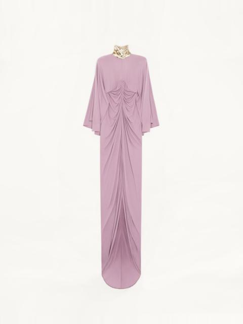 Valentino LONG DRESS IN EMBROIDERED JERSEY CREPE