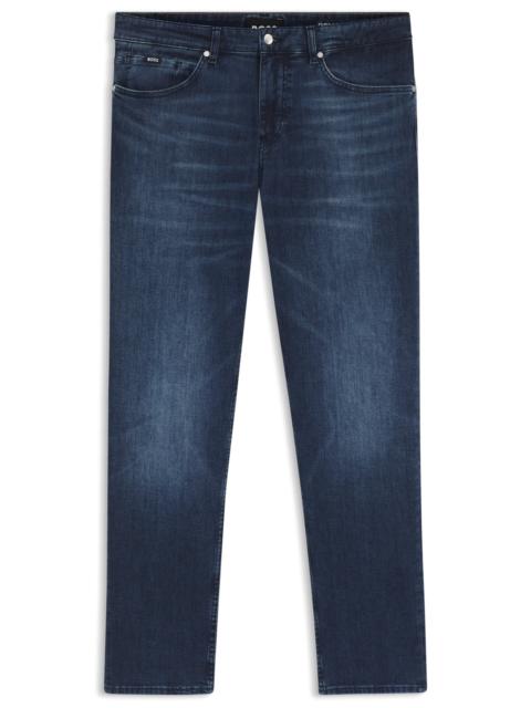 BOSS REGULAR-FIT JEANS IN SUPER-SOFT STRETCH DENIM