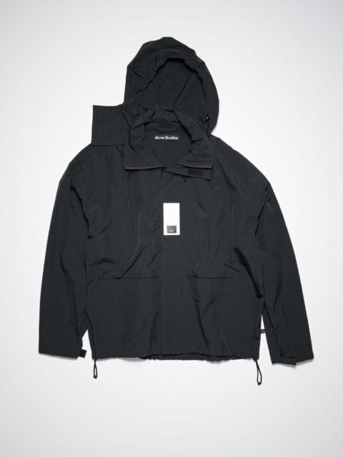 Acne Studios Nylon hooded jacket - Black