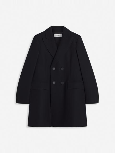 Lanvin CAPE-EFFECT WOOL PEACOAT