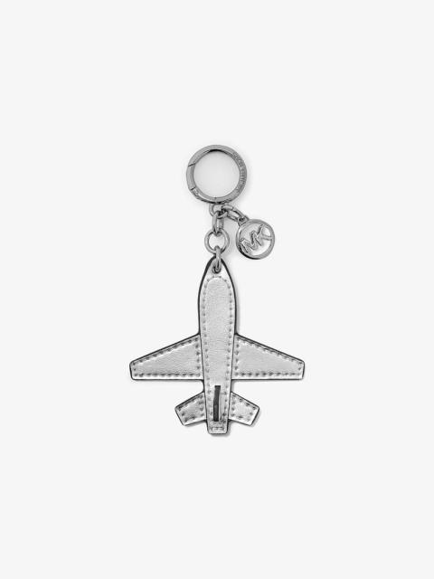 MICHAEL KORS Airplane Metallic Keychain