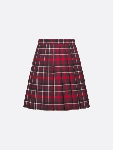 Dior Pleated Short Skirt