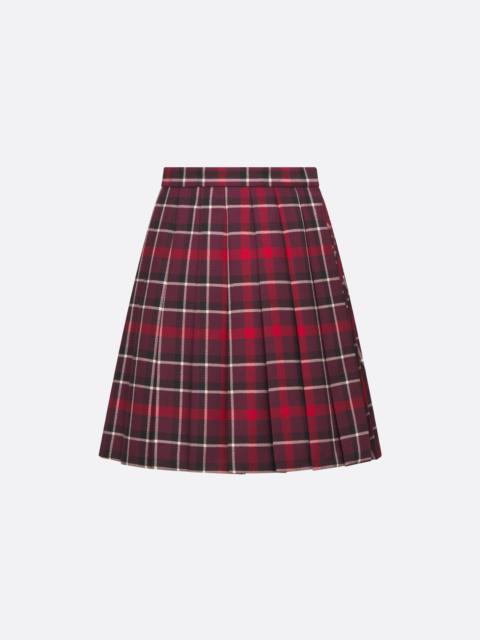 Pleated Short Skirt