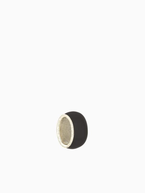 ADINA REYTER Wide Black Enamel Bead
