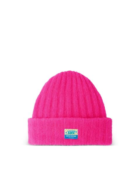 American Vintage Vitow logo-patch beanie hat