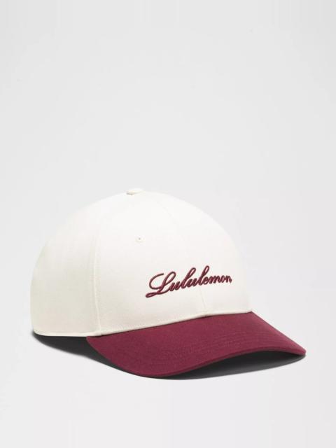 lululemon Structured Classic Ball Cap *Script