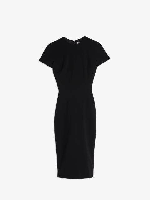 Victoria Beckham Fitted T-Shirt Dress In Black