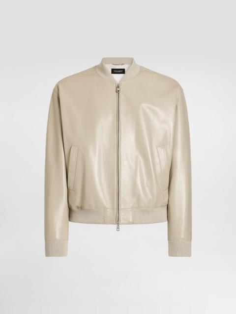 Dolce & Gabbana Nappa bomber jacket