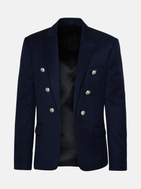 NAVY JERSEY BLAZER