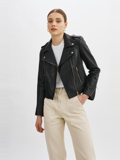 LAMARQUE DONNA GOLD | Iconic Leather Biker Jacket