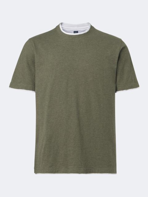 FEDELI Cotton jersey T-shirt