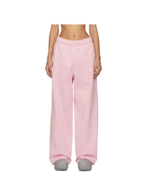 Pink Wide Sweatpants